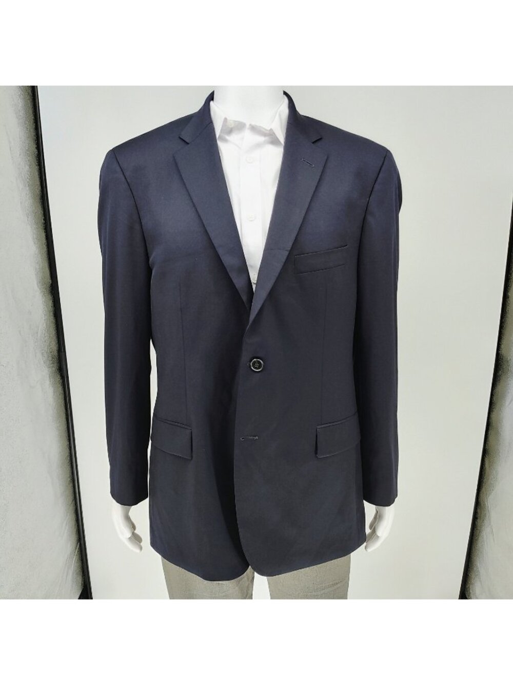 Boss Hugo Boss Super 100 Midnight Blue Pasolini/Movie US Suit Jacket (42R)